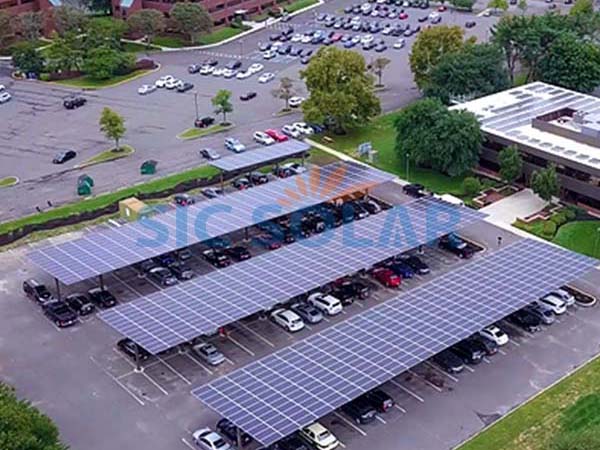 Bãi đậu xe năng lượng mặt trời 600KW ở Bỉ