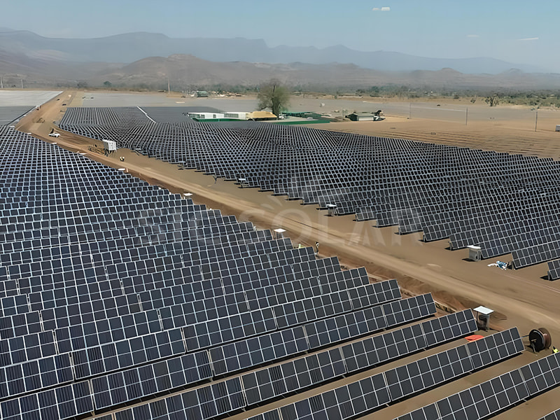Hệ thống hỗ trợ mặt đất năng lượng mặt trời 25MW ở Malawi