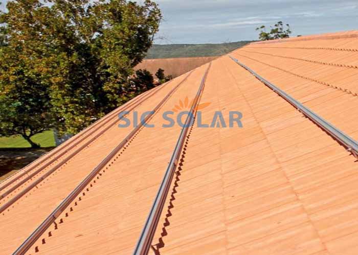 Tile Roof solar installation