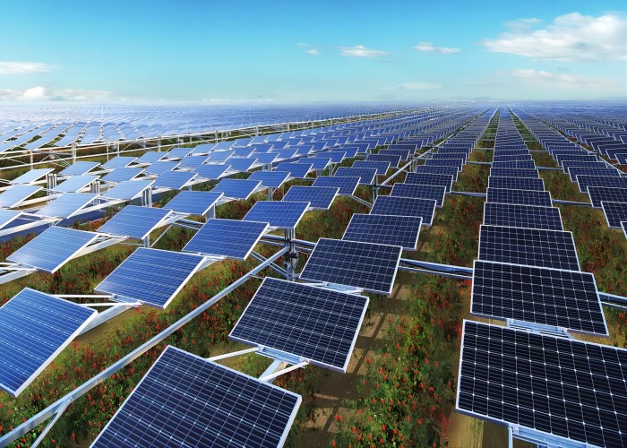 trang trại năng lượng mặt trời