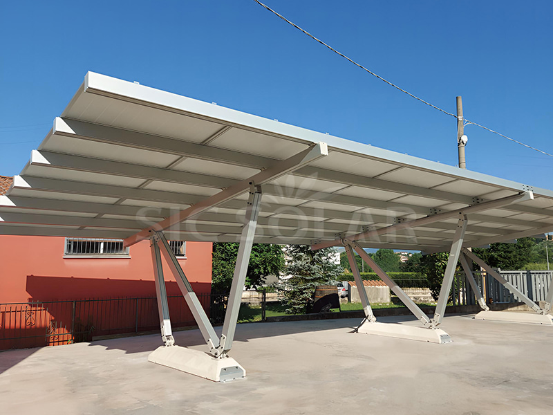 Hệ thống carport nhôm năng lượng mặt trời