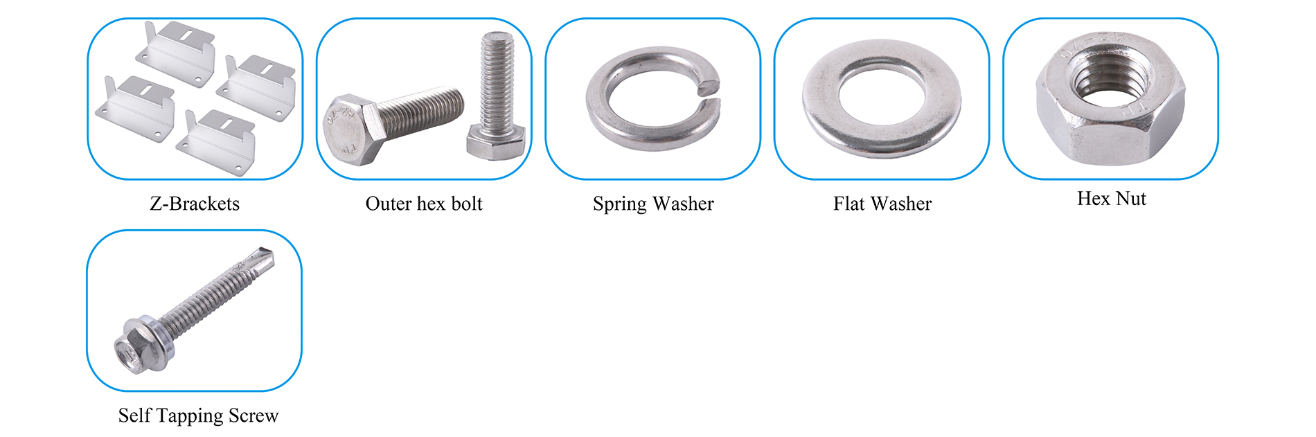 Solar Panel Z Mounting Brackets