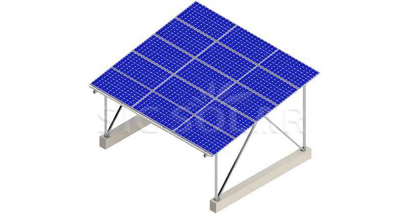 Solar carport structure