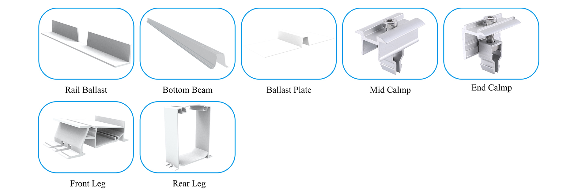 Giá đỡ năng lượng mặt trời có dằn