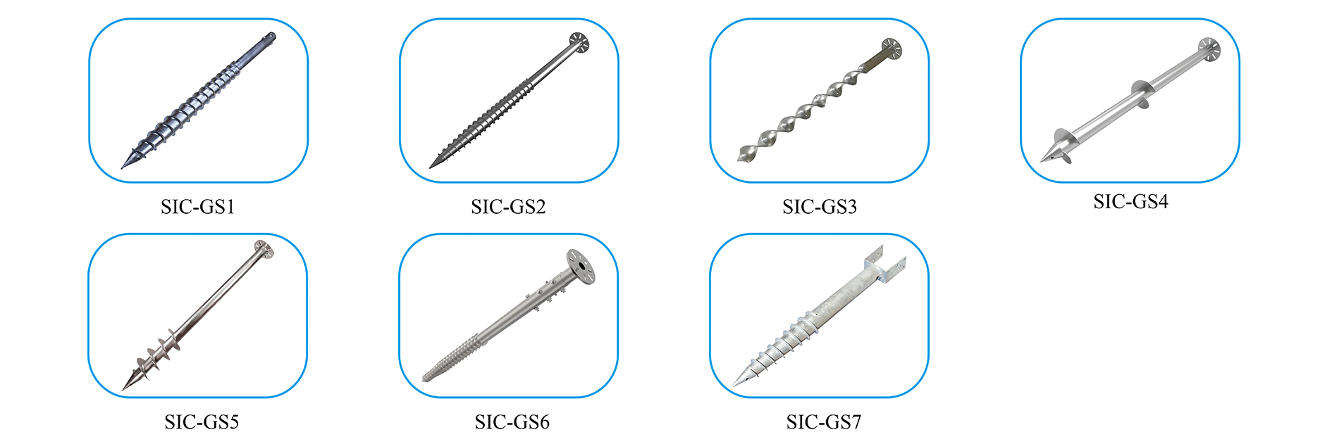 Various ground screw