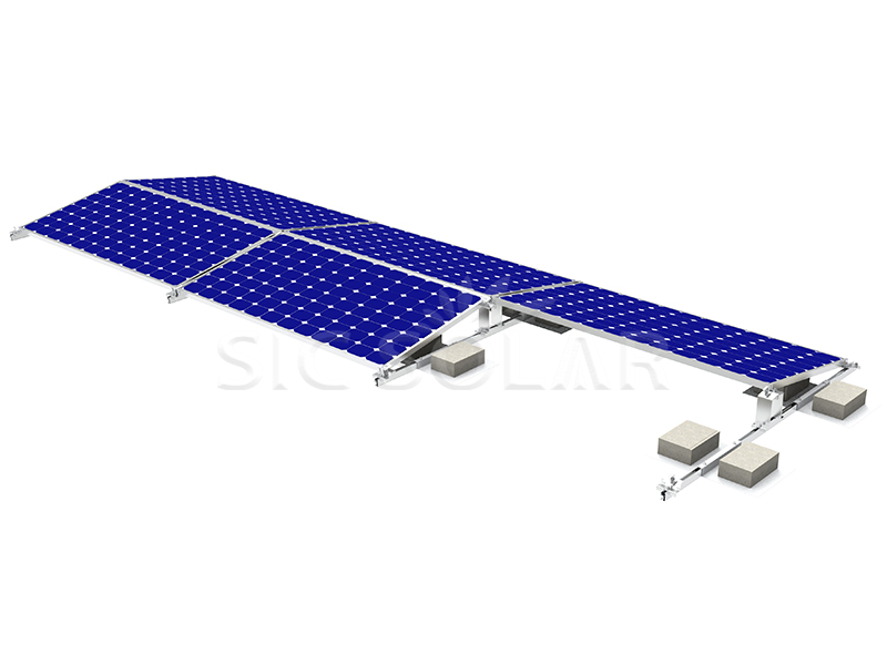 East-West Solar Ballasted Mounting System