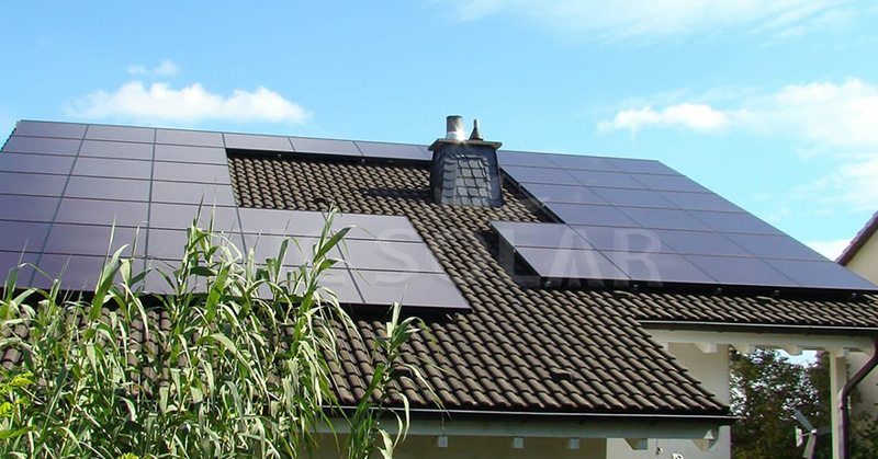 pitched roof solar