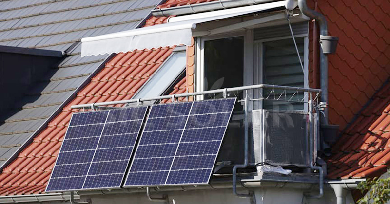 apartment balcony solar panel