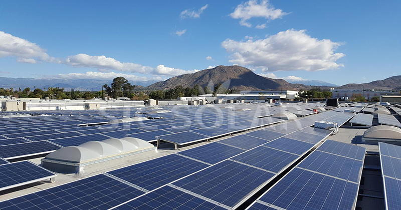 solar mounts for flat roofs