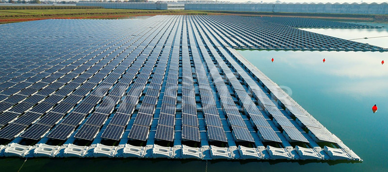 hdpe floating solar