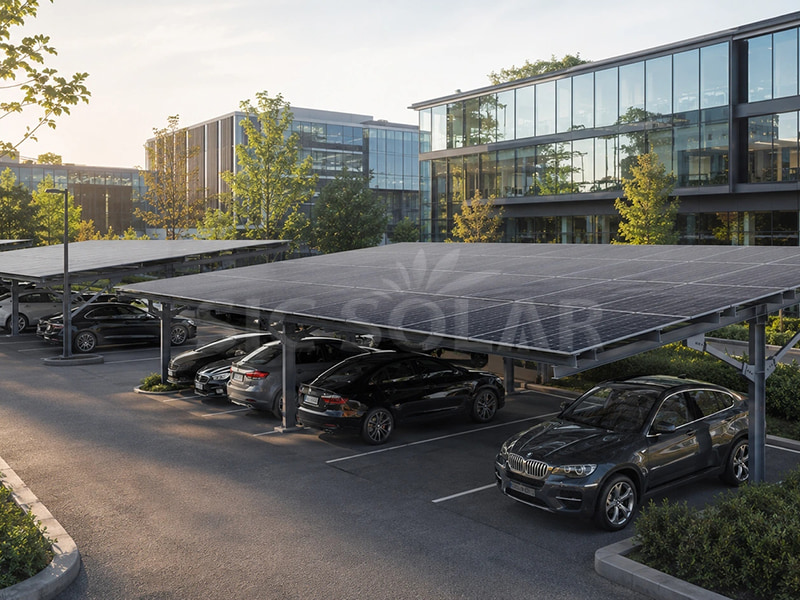 carport stand solar structure