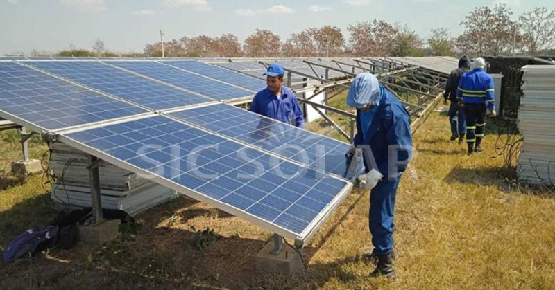 ground mounted solar system