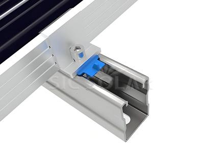 Carbon steel ground bracket rail