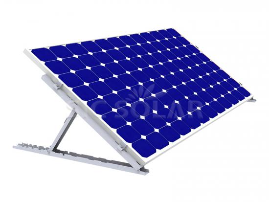Flat Roof A-symmetrical Solar Ballast Mounting