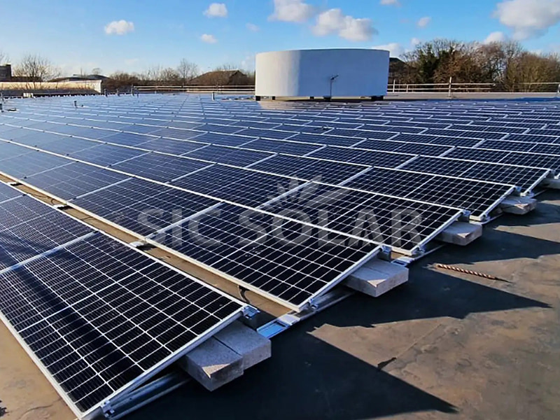 Khung mái bằng năng lượng mặt trời 500KW Pv ở Ba Lan