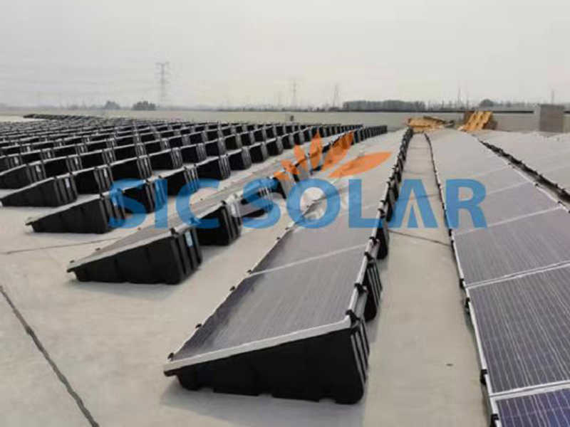 Hệ thống lắp đặt balát HDPE PV 2,3MW ở Ấn Độ | Sic-solar.com