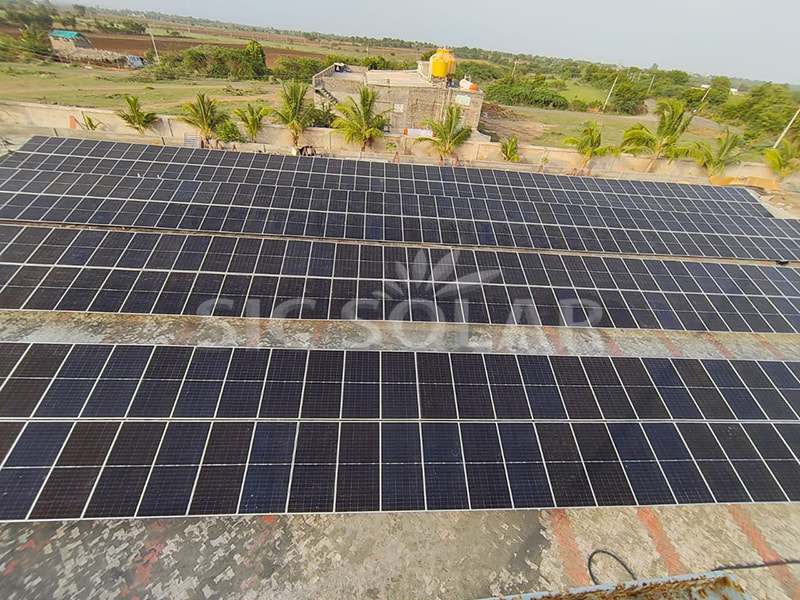 Hệ thống quang điện mặt trời lắp đặt trên mặt đất 500KW tại Nam Phi