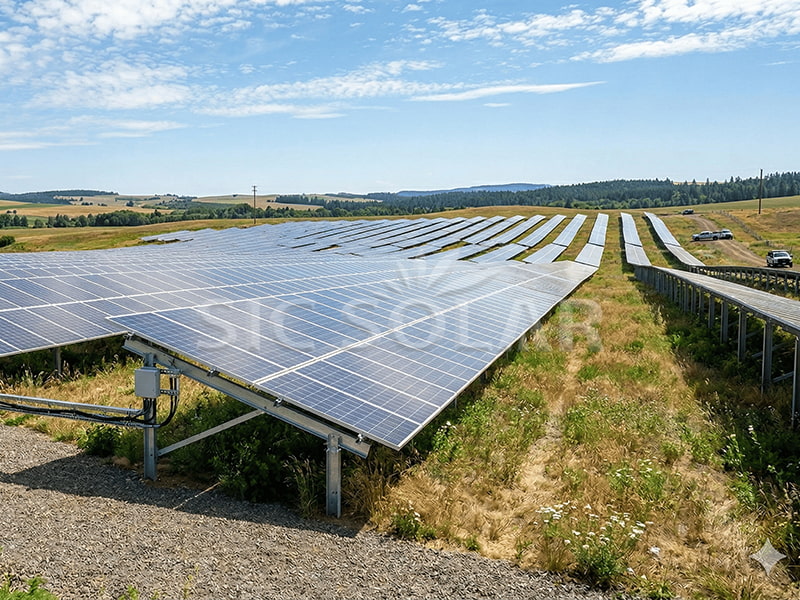 Hệ thống điện mặt trời lắp đặt trên mặt đất 1,5MW tại Hoa Kỳ