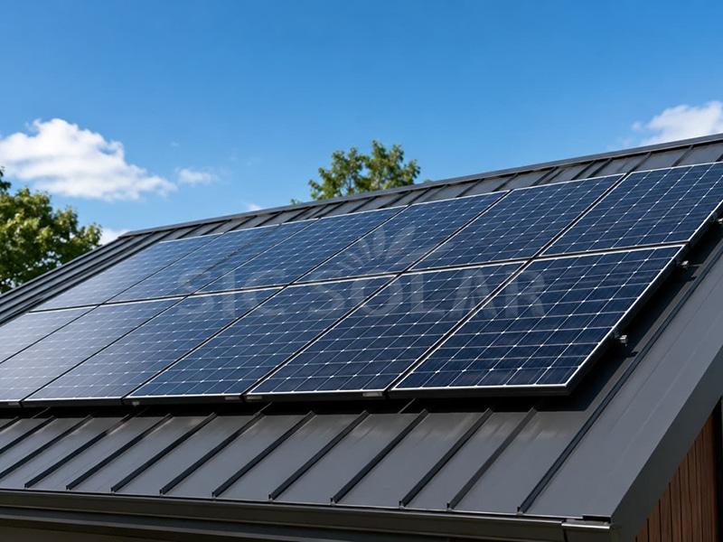 10KW Giải pháp lắp đặt năng lượng mặt trời trên mái kim loại tại Mỹ
