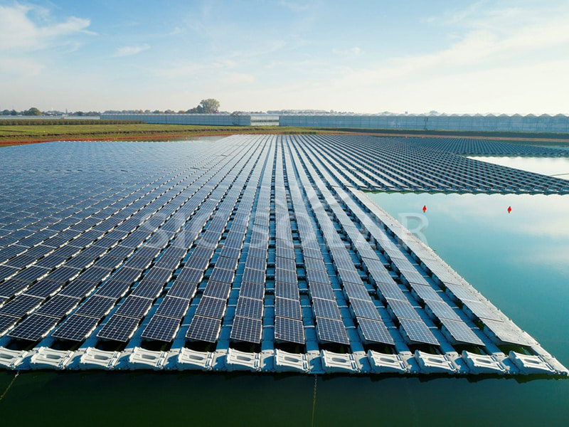 2MW Floating Solar Mounting Structure In Netherlands