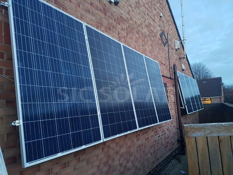 5KW Balcony Wall Mount Bracket Solar In U.K.
