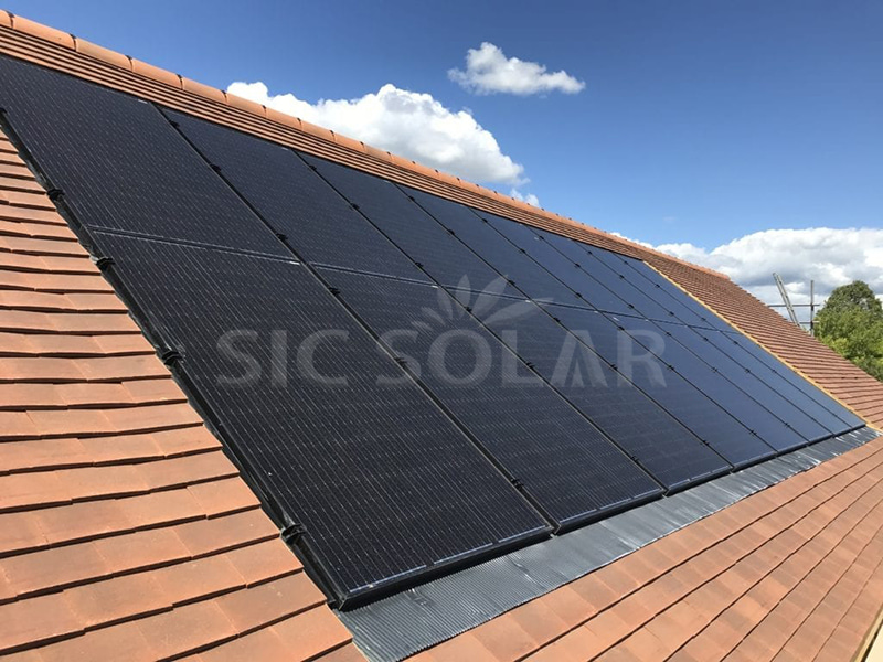 Hệ thống lắp đặt điện mặt trời trên mái ngói 10KW tại Cộng hòa Séc