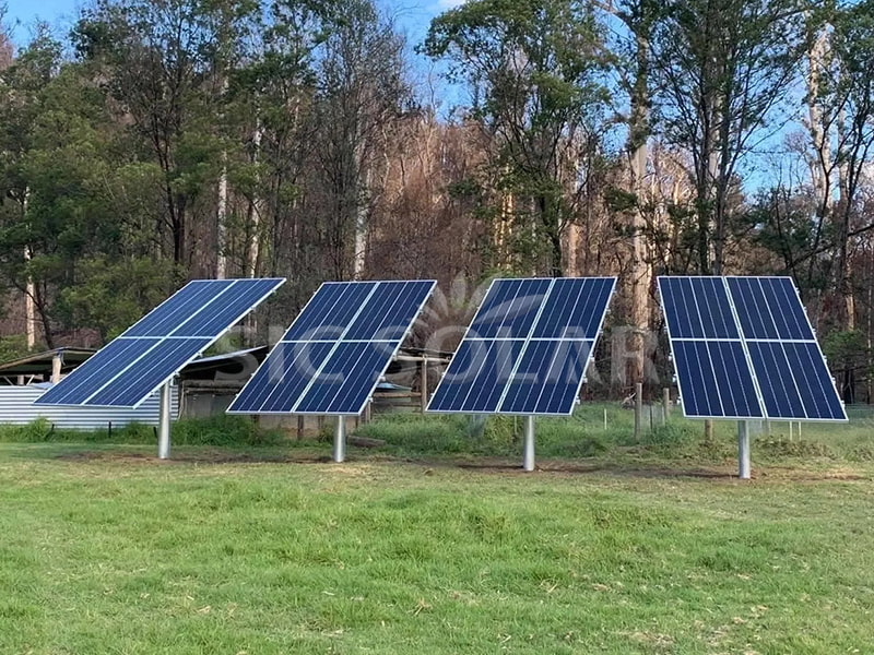 Cấu trúc năng lượng mặt trời một cột 10KW tại Úc