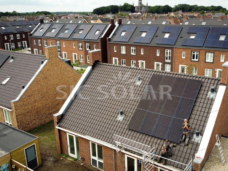100KW Solar Panels For Clay Tile Roofs In U.K.