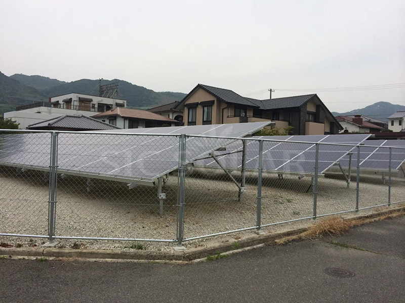 200KW Solar Ground Mounting Structure In Japan