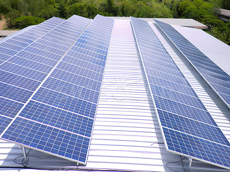 Giải pháp gắn tam giác cố định năng lượng mặt trời 60KW FFT1 ở Serbia