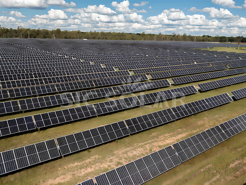 10MW solar ground farm in Australia