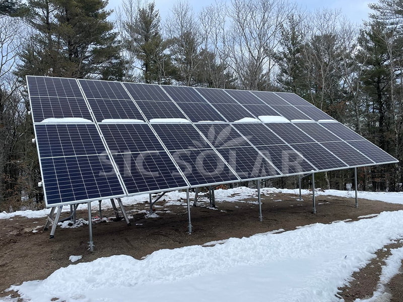 Hệ thống quang điện mặt đất 15KW tại Thụy Điển